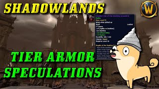 Shadowlands And Tier My Speculations Of When And How Tier Armor Sets Will Return
