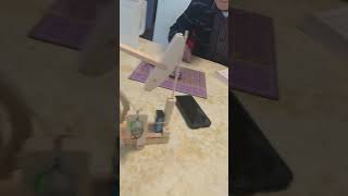 pump jack oil hand made wooden