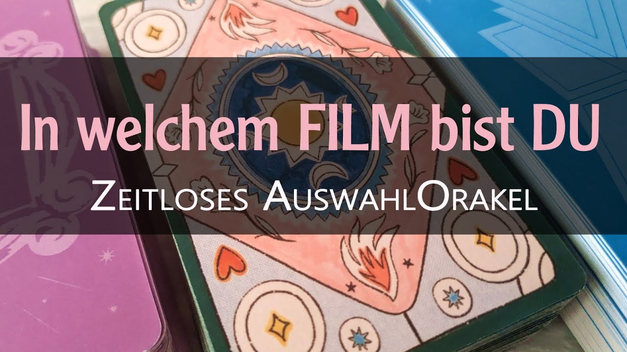 🎬 In welchem FILM spielst du mit und was für eine ROLLE hast du? 🎥 Zeitloses Auswahl-Orakel