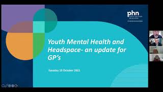 Youth Mental Health and Headspace - an update for GPs