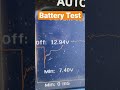 Battery test with Autophix OBD￼