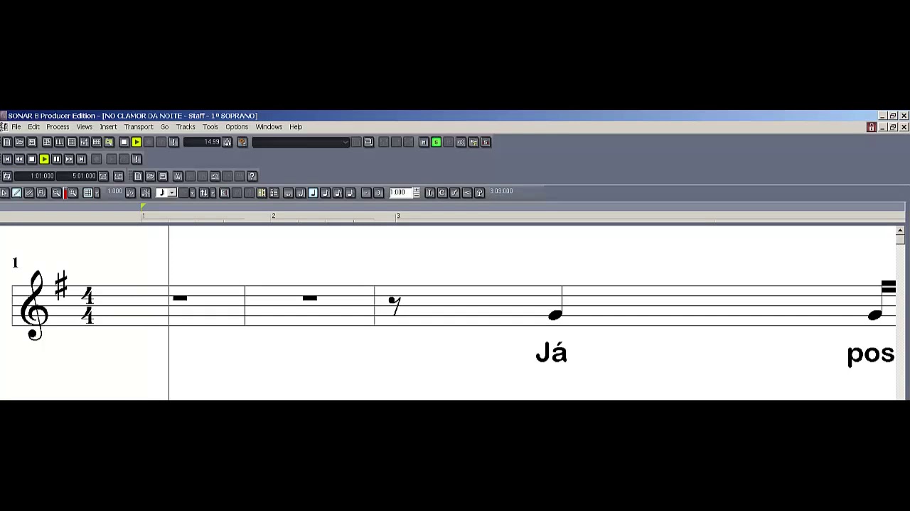 SOM E LOUVOR - NO CLAMOR DA NOITE - 1° SOPRANO