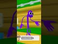 Purple rainbow friend in mario world roblox 3d meme animation cartoon tiktok shorts