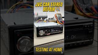JVC Car Stereo CD Player Testing Car Audio Repair #shorts #jvc #repair #viral