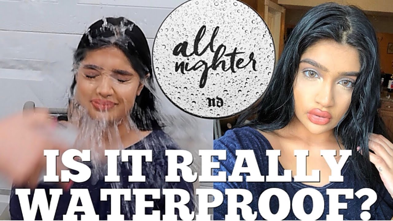 URBAN DECAY ALL NIGHTER WATERPROOF SETTING POWDER | WATERPROOF MAKEUP TEST