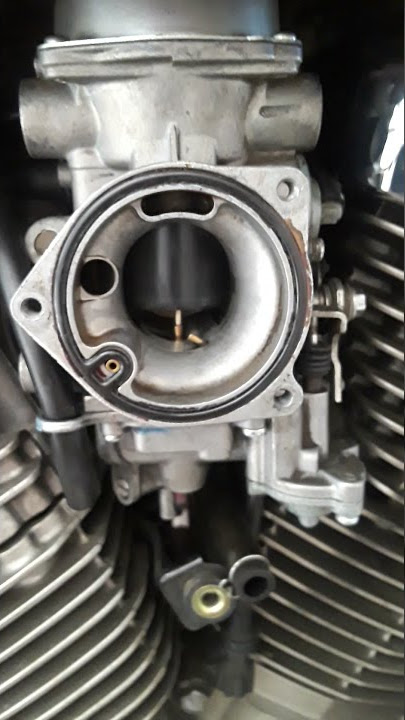Hans VTX 1300 Carb throttle blip 20180607