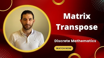 Matrix Transpose (Discrete Math)