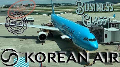 Korean Business Class Airbus A330 ICN - DEL