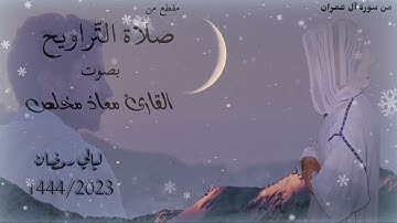 أَرِح سَمْعَك🎧🌱 || سورة آل عمران || القارئ معاذ مخلص #ليالي_رمضان #صلاة التراويح1444/2023