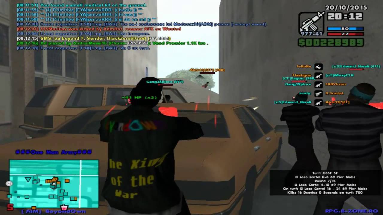 B-Zone Full War Rank1 52-0 GSSF 20/10/2015 turfs baseball