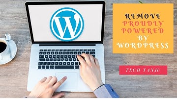 Remove "Proudly powered by WordPress" from the footer