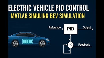 🚗 Electric Vehicle PID Control – Battery Electric Vehicle (BEV) MATLAB Simulink Simulation
