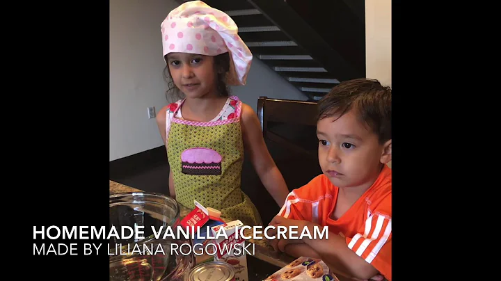 Yummy homemade vanilla ice cream