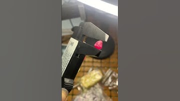 Tinh thể ruby Yên Bái màu đẹp nhỏ xinh 2ct #ruby #gem #music #love #gemstone