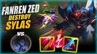 Download Lagu FANREN ZED VS SYLAS | ZED DESTROYS SYLAS ON THE SUPER SERVER MP3