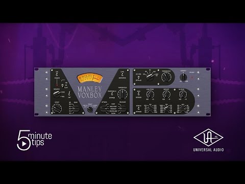 5-Minute UAD Tips: Manley VOXBOX Channel Strip Plug-In