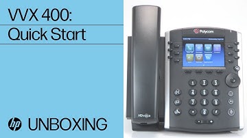 VVX 400: Quick Start | HP Support