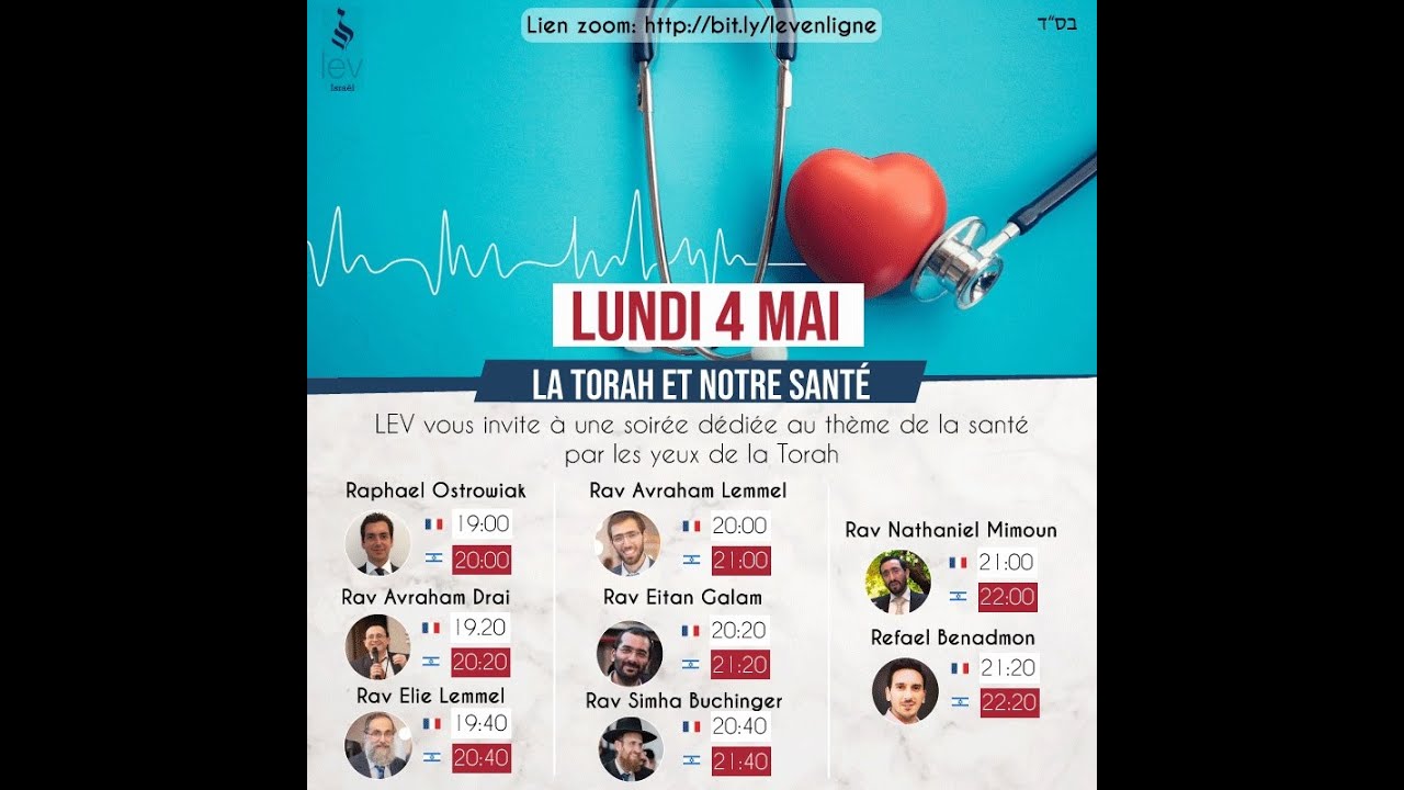 Un regard Torah sur notre santé: Le mois de Iyar est une cure santé requise - Refael Benadmon