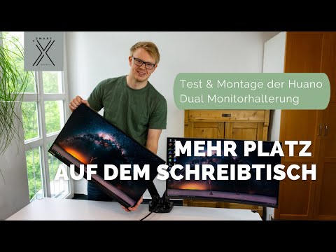 Produkttest: HUANO Dual Monitorarm (inklusive Montage)