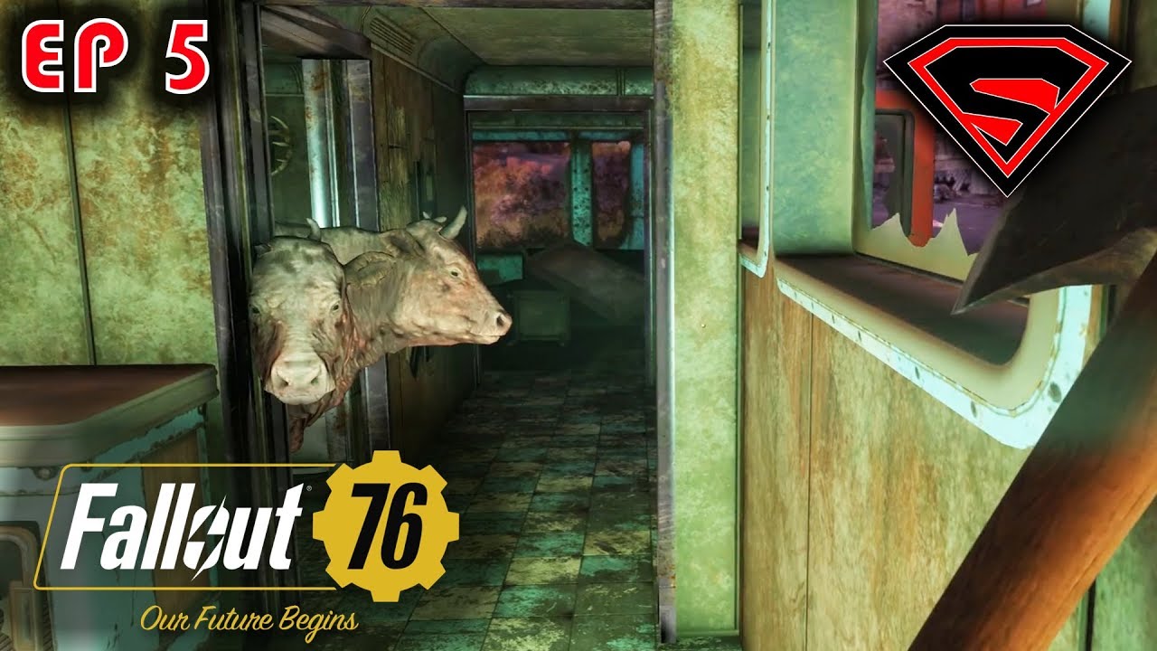 FALLOUT 76 B.E.T.A. GAMEPLAY WHY IS THERE A BRAHMN (COW) IN THE