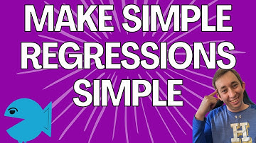OLS Lineaire Regressies VEREENVOUDIGD in 6 minuten