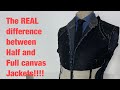 The REAL difference between half and full canvas suits!