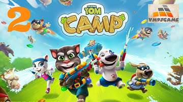 TALKING TOM CAMP Gameplay Walkthrough Part 2 - WILD CATS (iOS, Android)