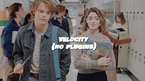 Velocity Tutorial *NO PLUGINS* | After Effects Tutorial
