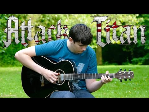 Attack on Titan OP1 'Guren no Yumiya'  [Guitar Cover by Eddie van der Meer]  進撃の巨人