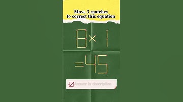 Мatchstick puzzle №209 Move 3 matches to correct this equation