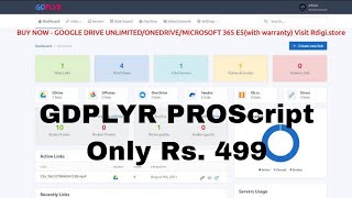 GDPLYR PRO – Google Drive Proxy Player Pro – PHP Script