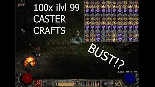 (CC) Crafting 100x ilvl 99 caster amulets - Diablo 2 Resurrected Prep Series! (Level 99)