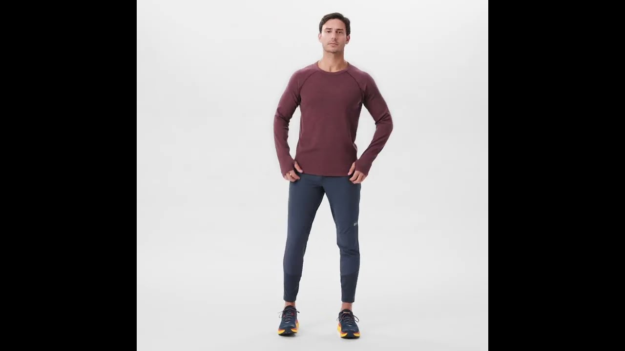 Preview of Janji Waffleloft Long-Sleeve Shirt - Men's Video