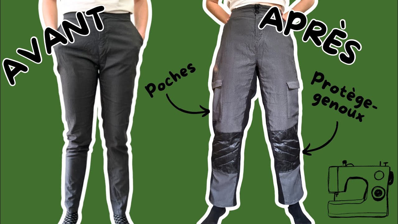 TRANSFORMER un pantalon ordinaire en PANTALON DE TRAVAIL