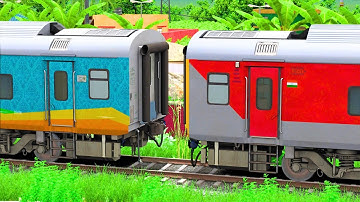 HUMSAFAR COUPLING LHB 3RD AC COACH | BUMPY RAILROAD Train Simulator | Railworks | NTG GAMING