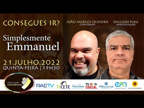 CONSEGUES IR? Com Emilson Piau (BA) e João Marcos Oliveira (MG) | #3 2ªT SIMPLESMENTE EMMANUEL