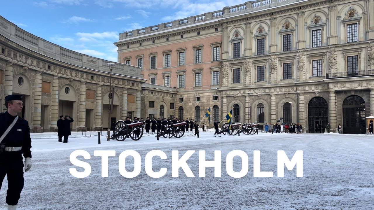 Winter Walk in City | Stockholm, Sweden|