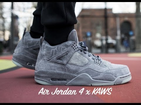 Nike Air Jordan 4 Retro x KAWS unboxing 