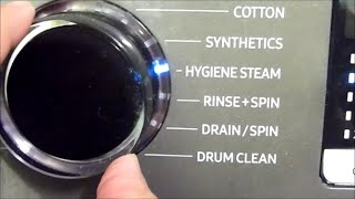 SAMSUNG ECO BUBBLE WASHING MACHINE - HYGIENE STEAM CYCLE