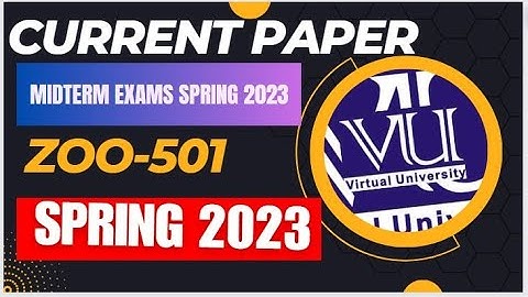 ZOO501 Spring 2023 Subjective and Objective file|| zoo501 || zoo501 midterm preparation 2023