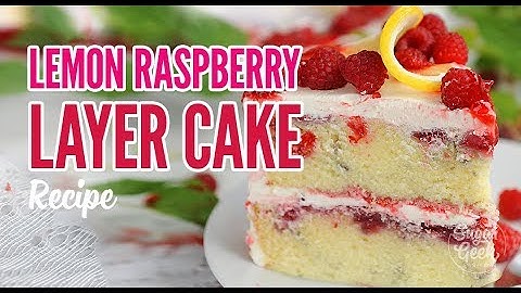 Lemon Raspberry Layer Cake