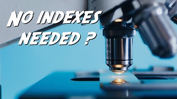 Do NOT index small tables?