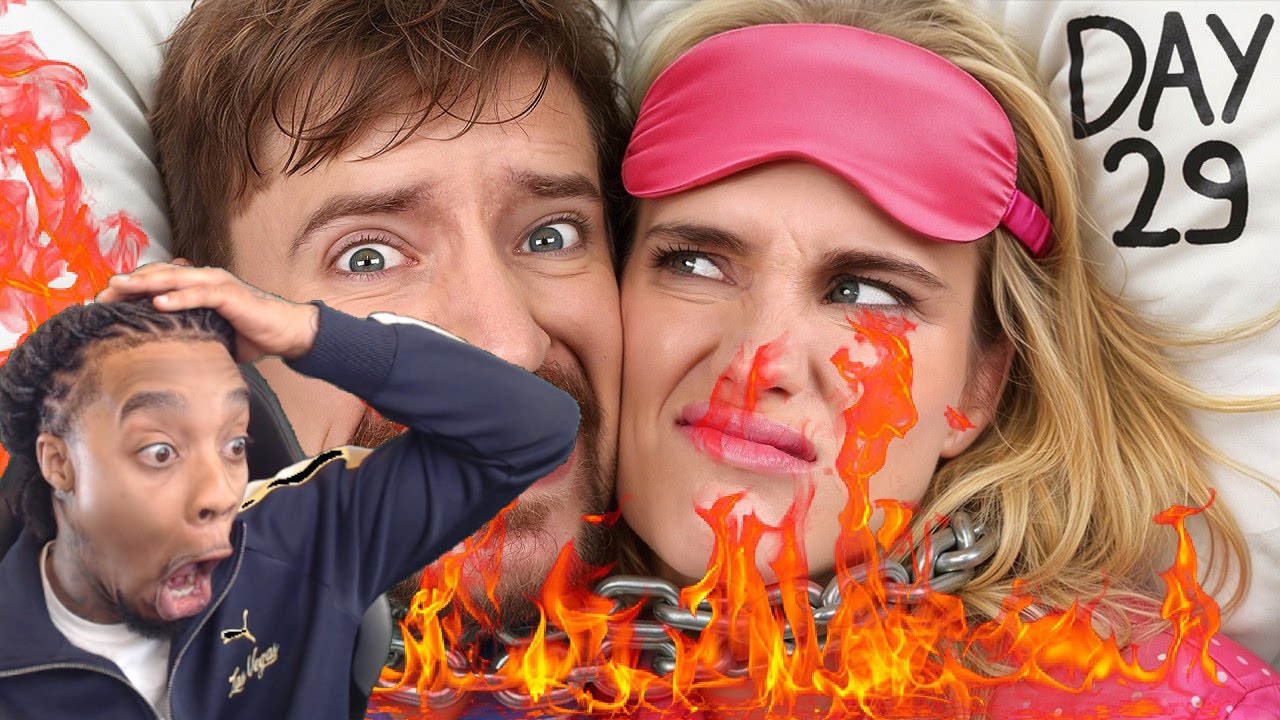 FlightReacts To MrBeast Survive 30 Days Chained To Your Ex, Win $250,000!