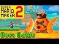 Mario Maker 2 - How to make a KING KALIENTE boss battle(Mario Maker Boss ideas)(Mario Galaxy bosses)