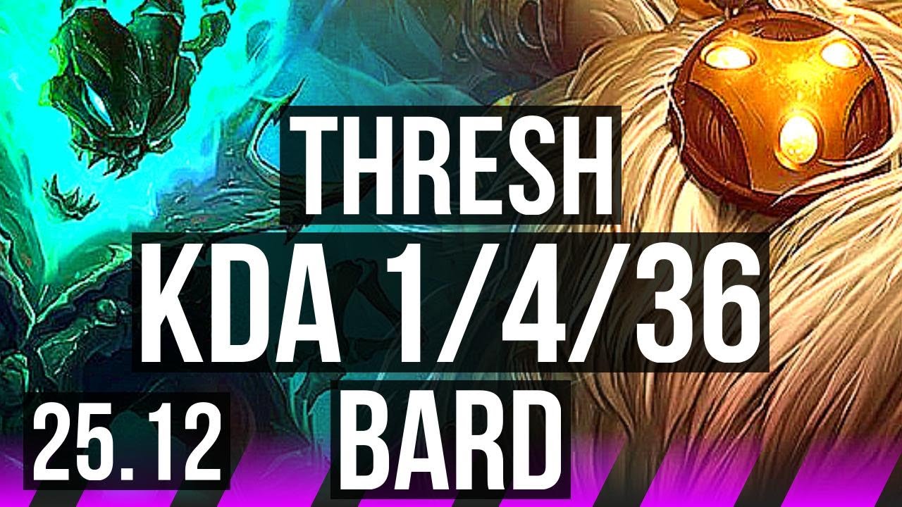 THRESH & Yasuo vs BARD & Zeri (SUP) | 900+ games, 15k DMG | EUW Diamond | 25.12