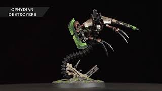 Warhammer 40K: Dawn of War mod - Necron Ophydian Destroyers