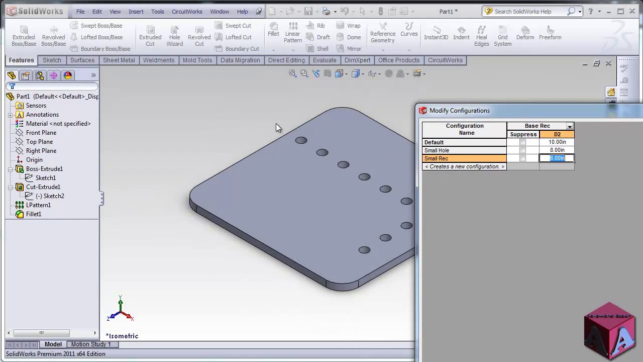 SolidWorks Essential    46  Configuration by Modification Table Bangla