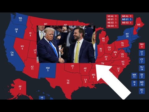 TRUMP-VANCE VS BIDEN-HARRIS | 2024 ELECTION PREDICTION BASED ON LATEST ...