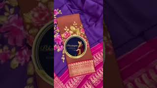 Kanchipuram silk fancy printed sarees #bharateeyamsilks #trending collections #viralshort