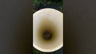 Turning lawn mower into a mulcher wood chipper part 2/3